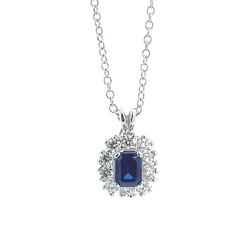 adjustable rope ladies necklace-Sapphire Necklace