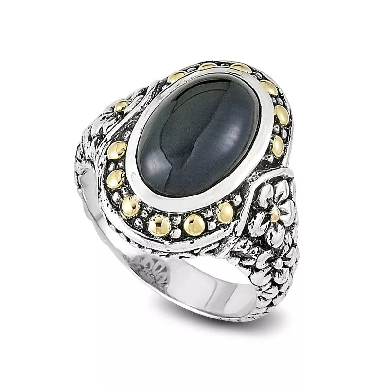 celestial star ladies ring-Ijen Ring- Onyx