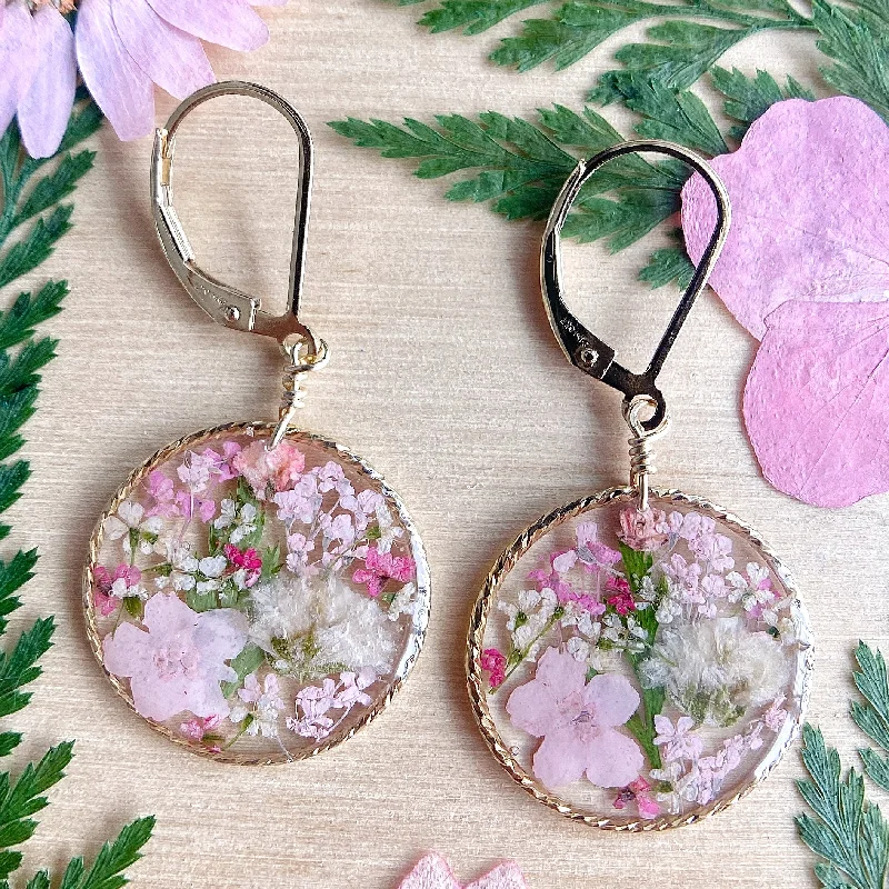 casual chic ladies earrings-Botanical Garden Earrings - BG45