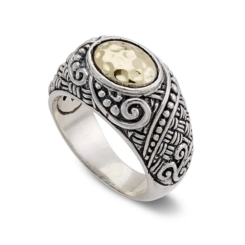 tree of life ladies ring-Palu Ring- Gold