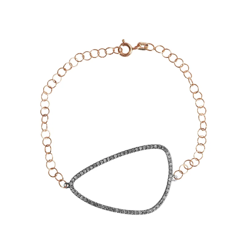 dainty chain ladies bracelets & bangles-Veronica Bracelet Rose Gold