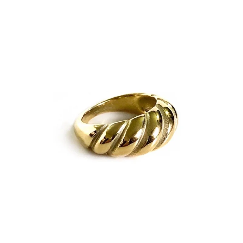 delicate ladies ring-Croissant Ring