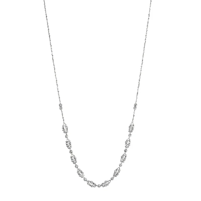 platinum ladies necklace-Jill Necklace