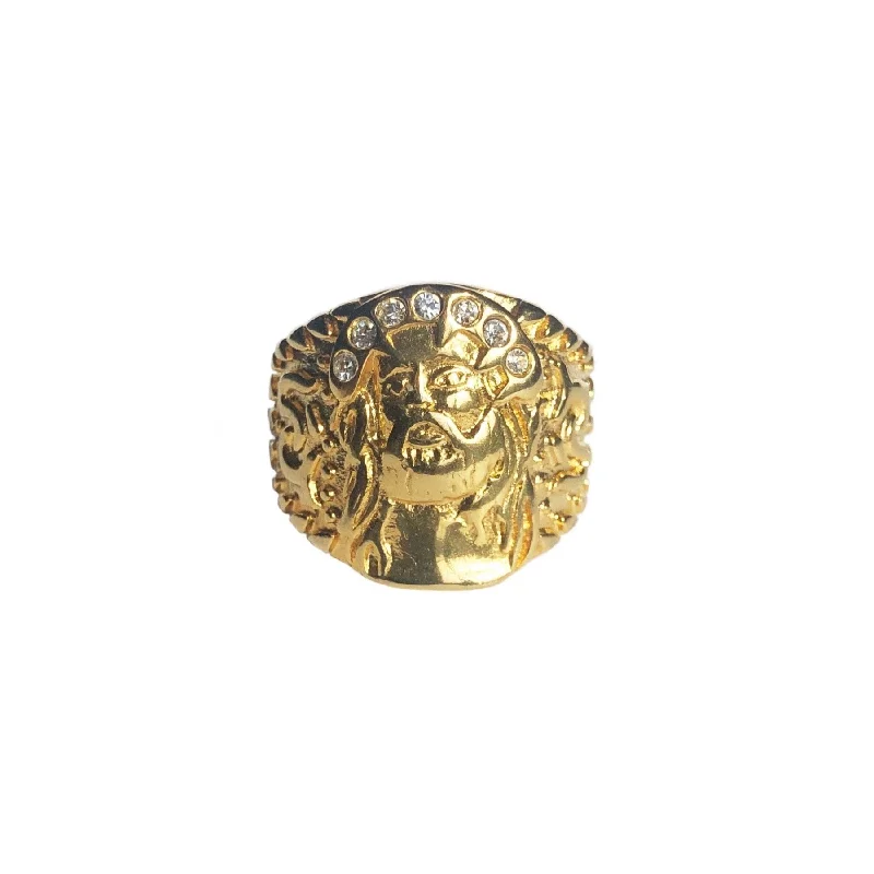 fantasy-inspired ladies ring-Jesus Ring