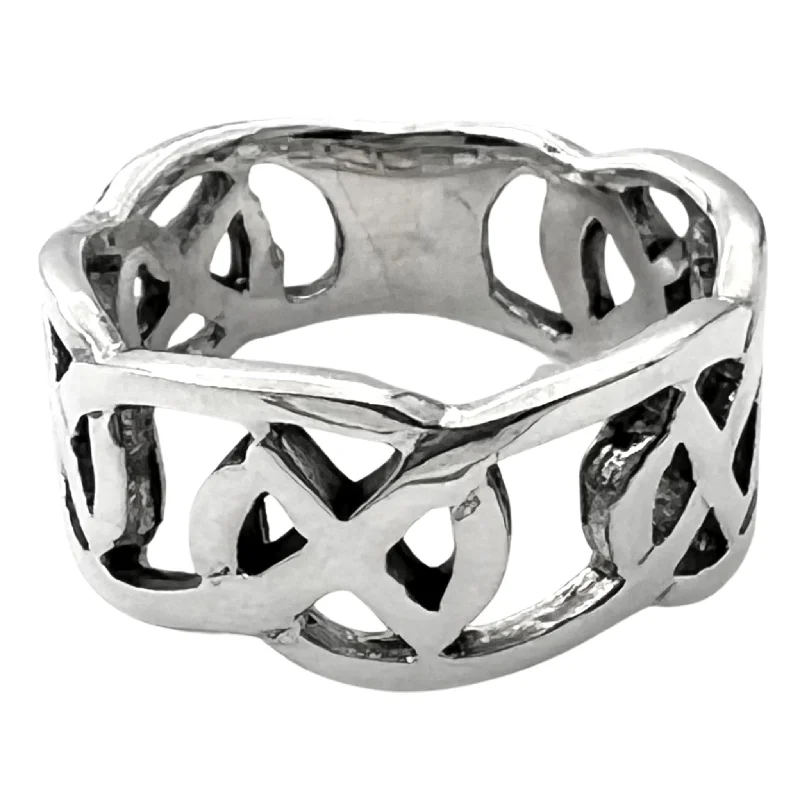 elegant ladies ring-Sterling Silver Celtic Design Ring / SSR0090