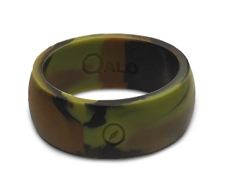 infinity symbol ladies ring-Men's Outdoors Camo Silicone Ring