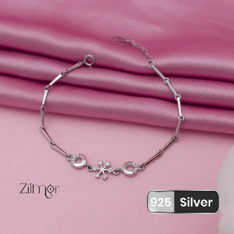 blue sapphire ladies bracelets & bangles-ZM101604  - 925 Silver Bracelet