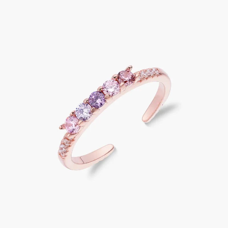 moon and star ladies ring-Era Ring - Gradients