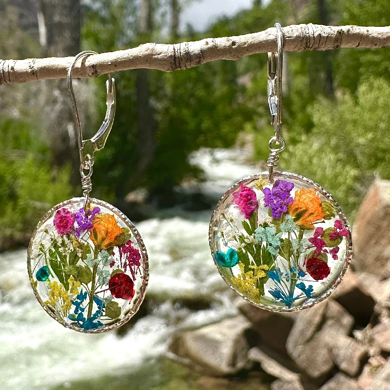 celestial-inspired ladies earrings-Botanical Garden Earrings - BG 176