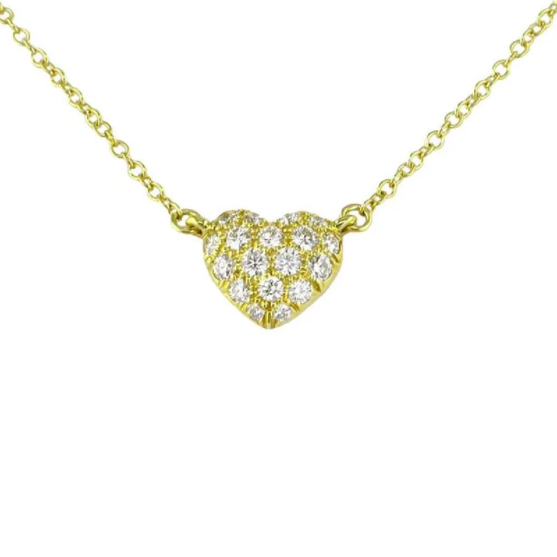 religious cross ladies necklace-Pave Sweetheart Necklace