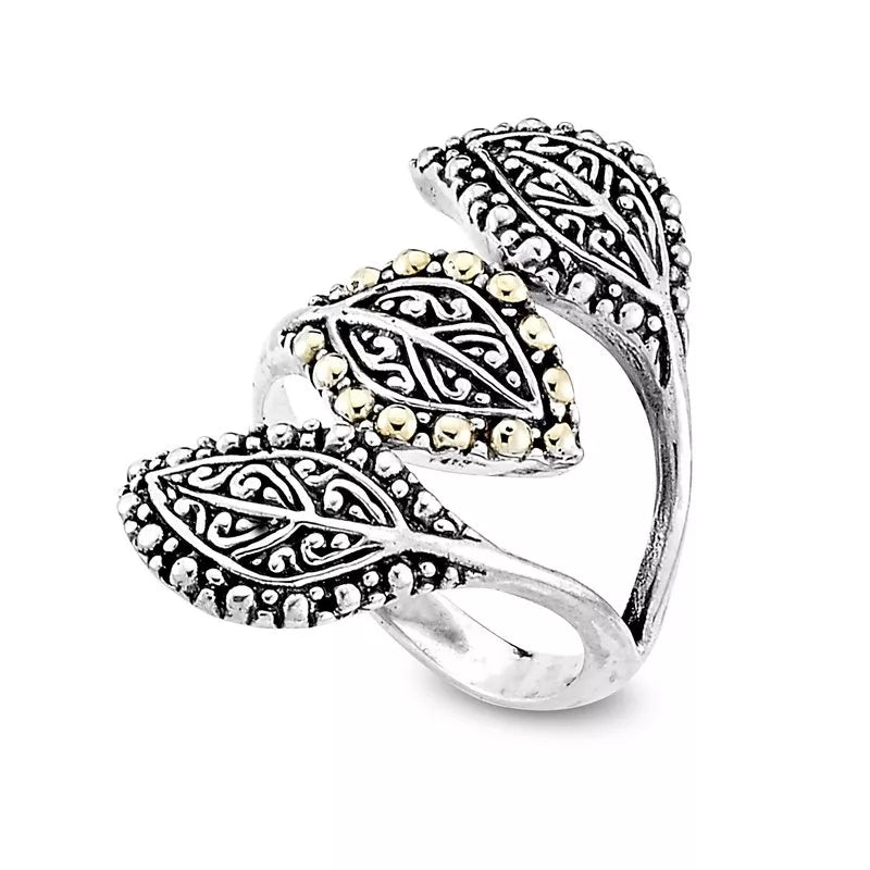 wedding band ladies ring-Daun Ring