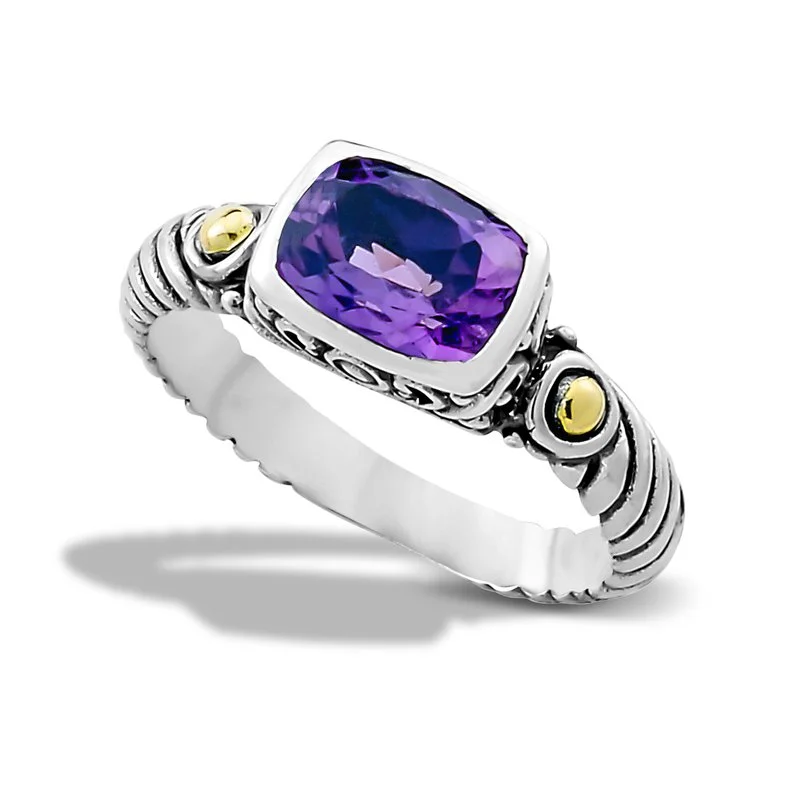 sapphire ladies ring-Gede Ring- Amethyst