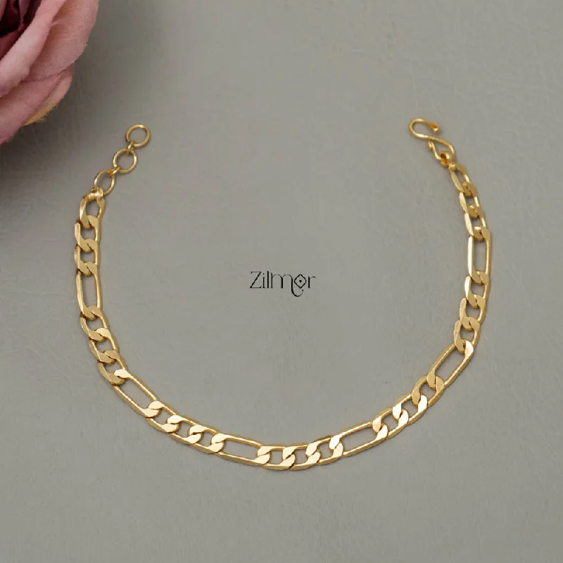 statement ladies bracelets & bangles-KY101771 - Gold Toned Link Chain  Bracelet