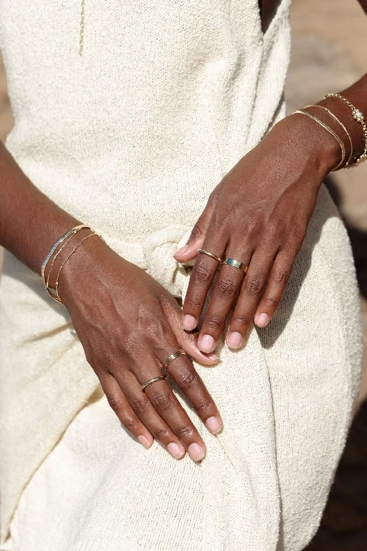 white gold ladies bracelets & bangles-Delicate Satellite Box Chain Bracelet - Meilani