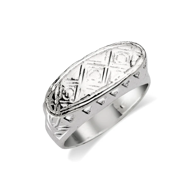 celestial moonstone ladies ring-African Traditional Tuareg .925 sterling silver ring